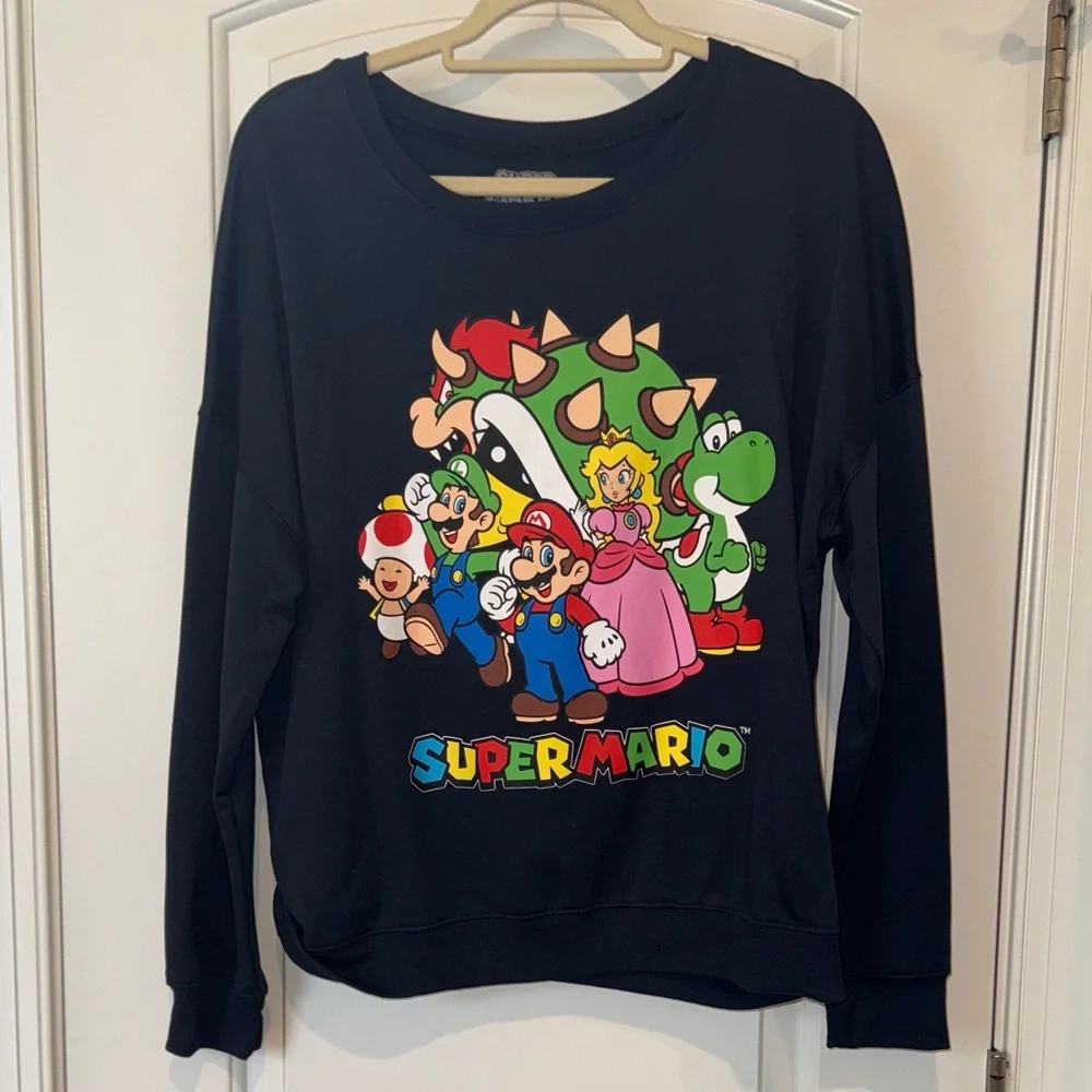 Nintendo Super Mario Navy Tee - Picture 1 of 3